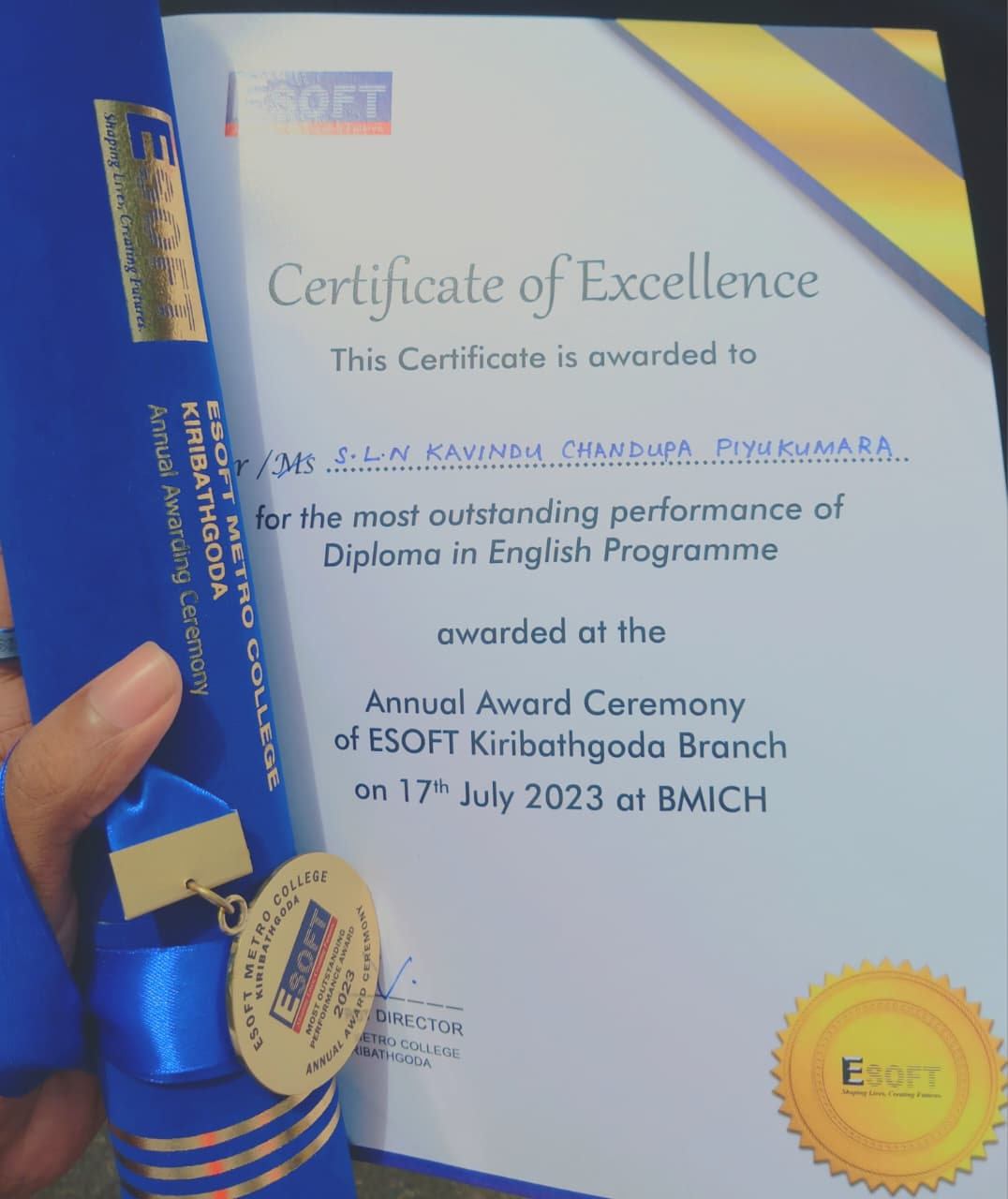Diploma in English Certificate
